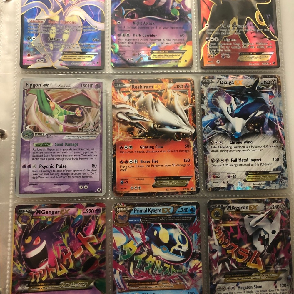 Pokémon Cards EX lot HOLO RARE (9 CARDS)
